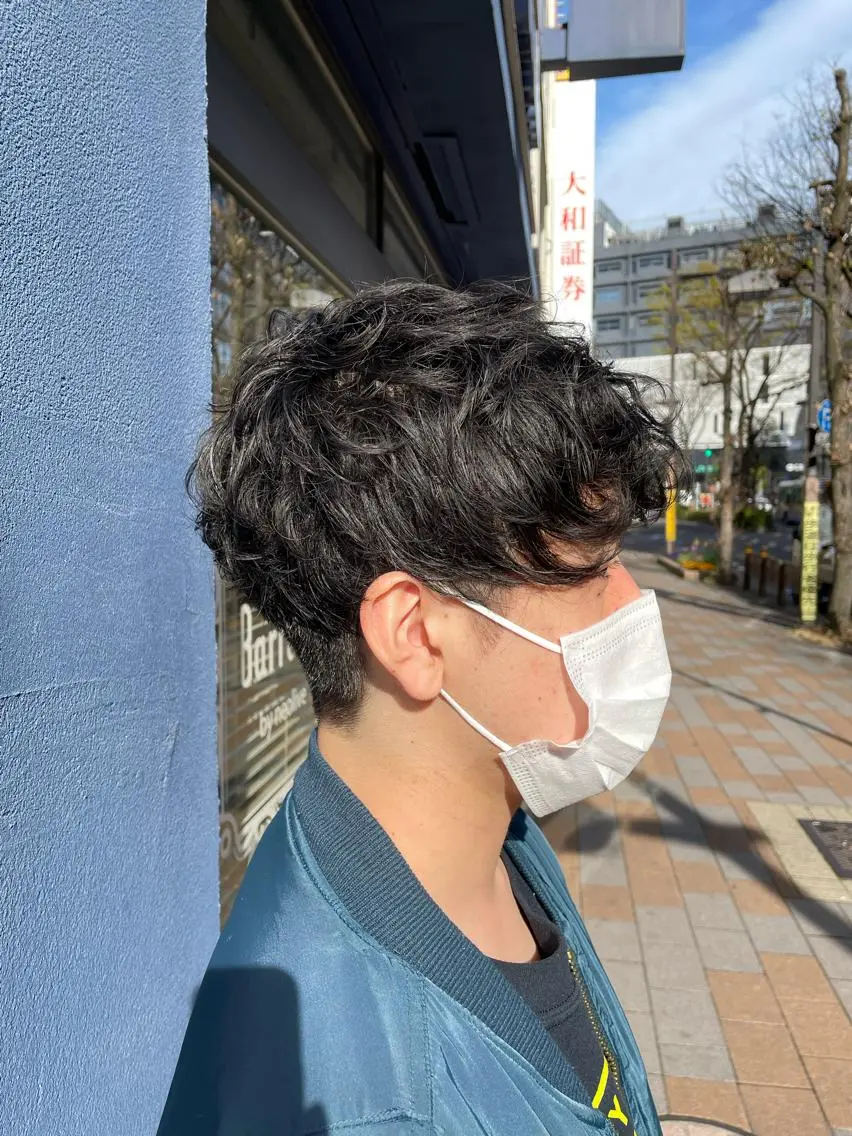 パーマ メンズ カット 縮毛矯正 すげさやか ✨メンズカットパーマのヘアスタイル