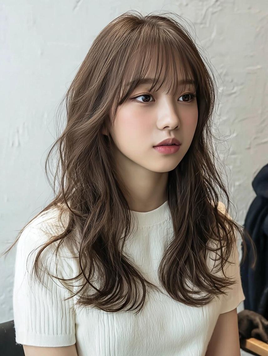 ロング カット パーマ トリートメント 🌈髪質改善🌈 過去の1艶サラ体験✨のヘアスタイル