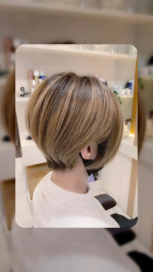 ショート 💎桑原勇志/ ショート/ハイトーンのヘアスタイル