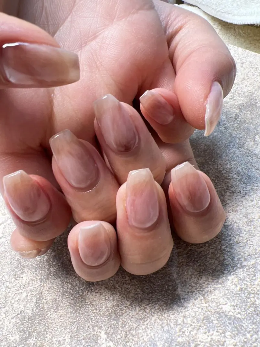 ネイル ニュアンスネイル シンプルネイル coco nailのネイルデザイン