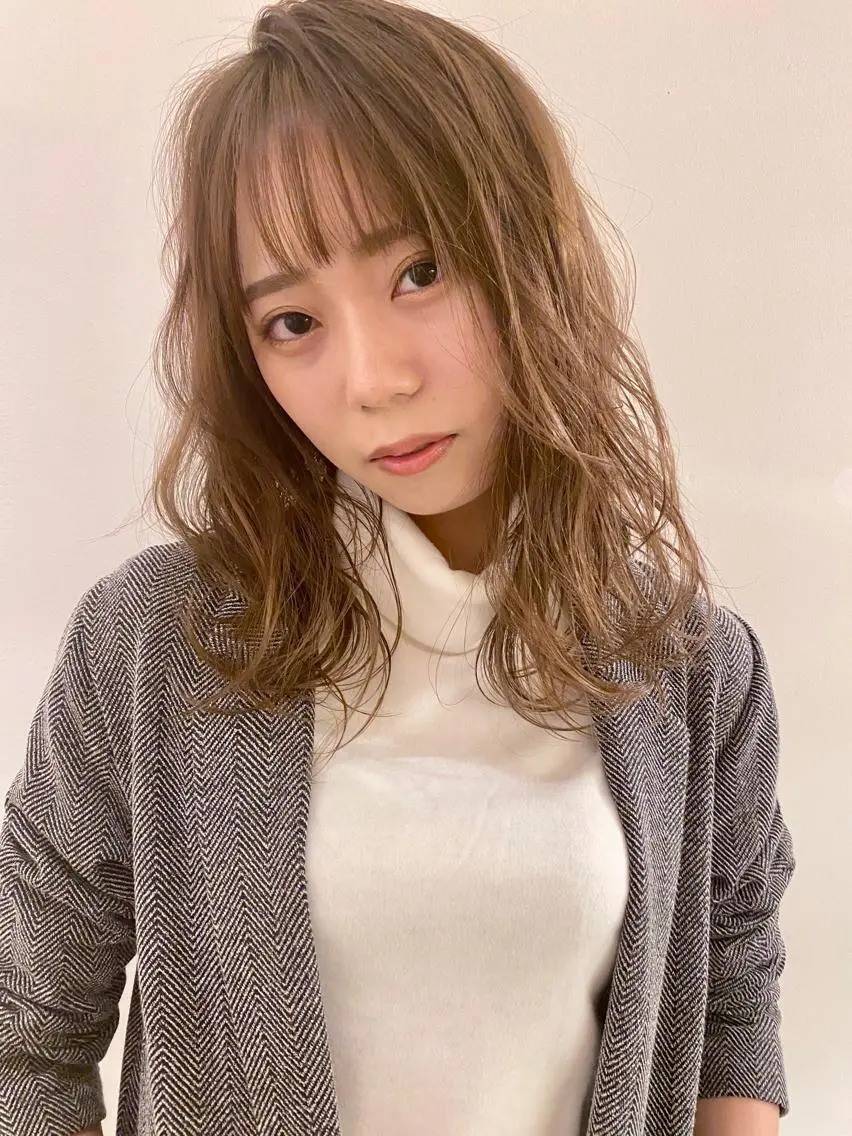 セミロング 髪質改善 大内翔太のヘアスタイル