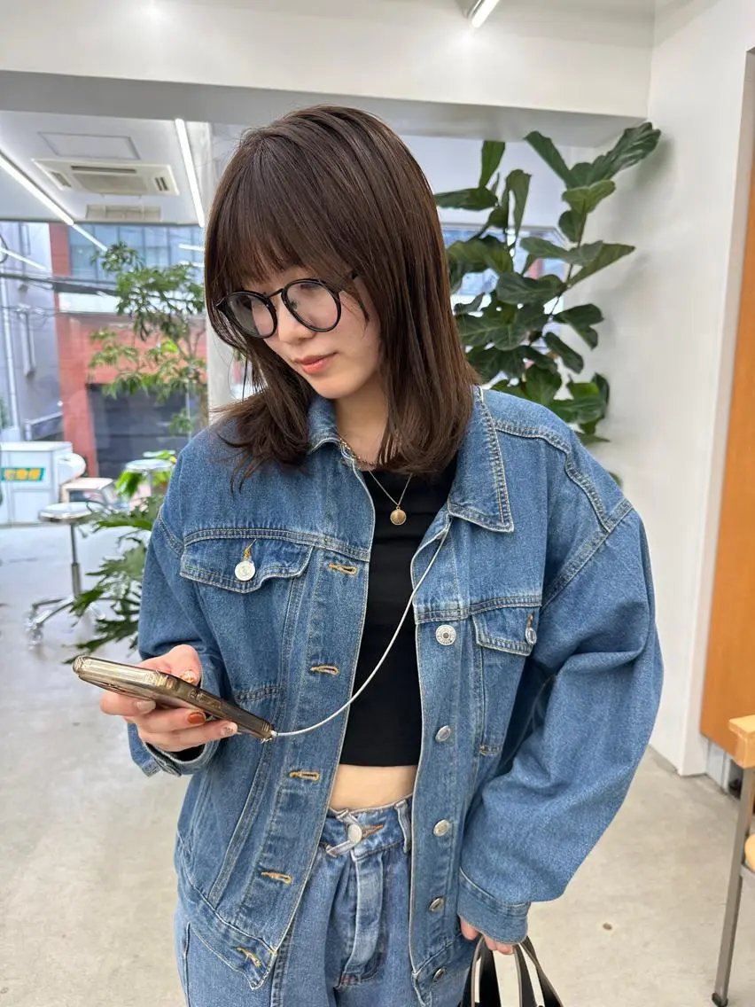 ショート カラー ベージュカラー オリーブベージュ レイヤーカット カット ヘアカラー トリートメント ボブ/レイヤー/ケア パーマ/リュウタのヘアスタイル