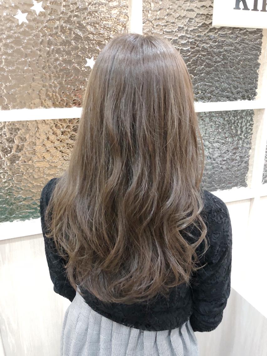 ロング カラー ダブルカラー ハイライトカラー 外国人風カラー ハイライト 植田 敬太のヘアスタイル