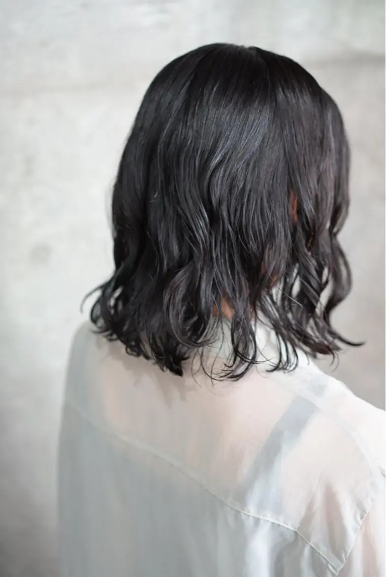 パーマ カット パーマ トリートメント ボブパーマコテ巻き風 パーマNo1深江秀平のヘアスタイル