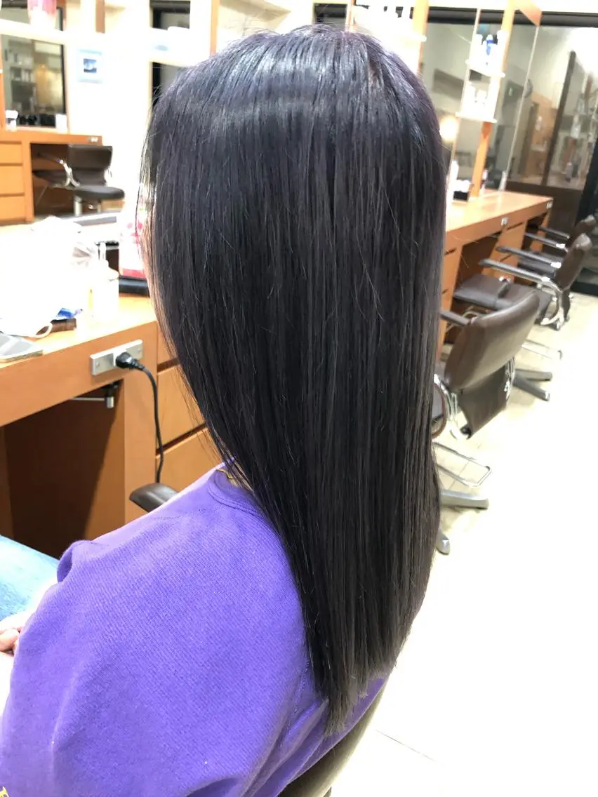 ロング カラー ブリーチ シルバー バイオレットカラー 仕上がり満足度 No.1池田篤史のヘアスタイル