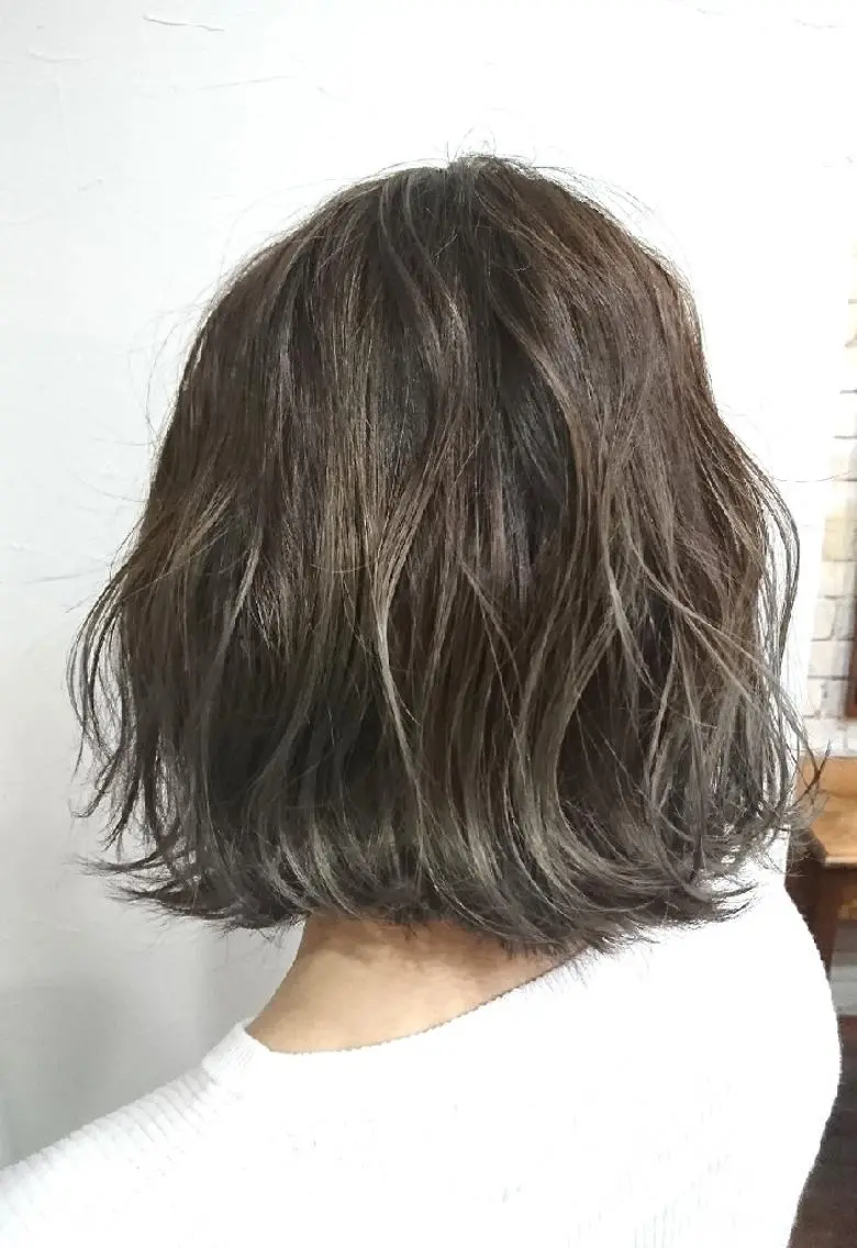 ミディアム カラー パーマ ヘアアレンジ メンズ メンズハイライト グラデーションカラー ハイライトカラー ハイライト まとまり💯悩み改善 ★松本尚弥★店長のヘアスタイル