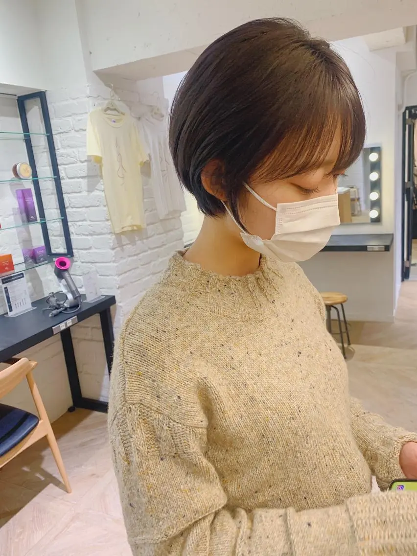 ショート レイヤーカット 鈴木駿介のヘアスタイル