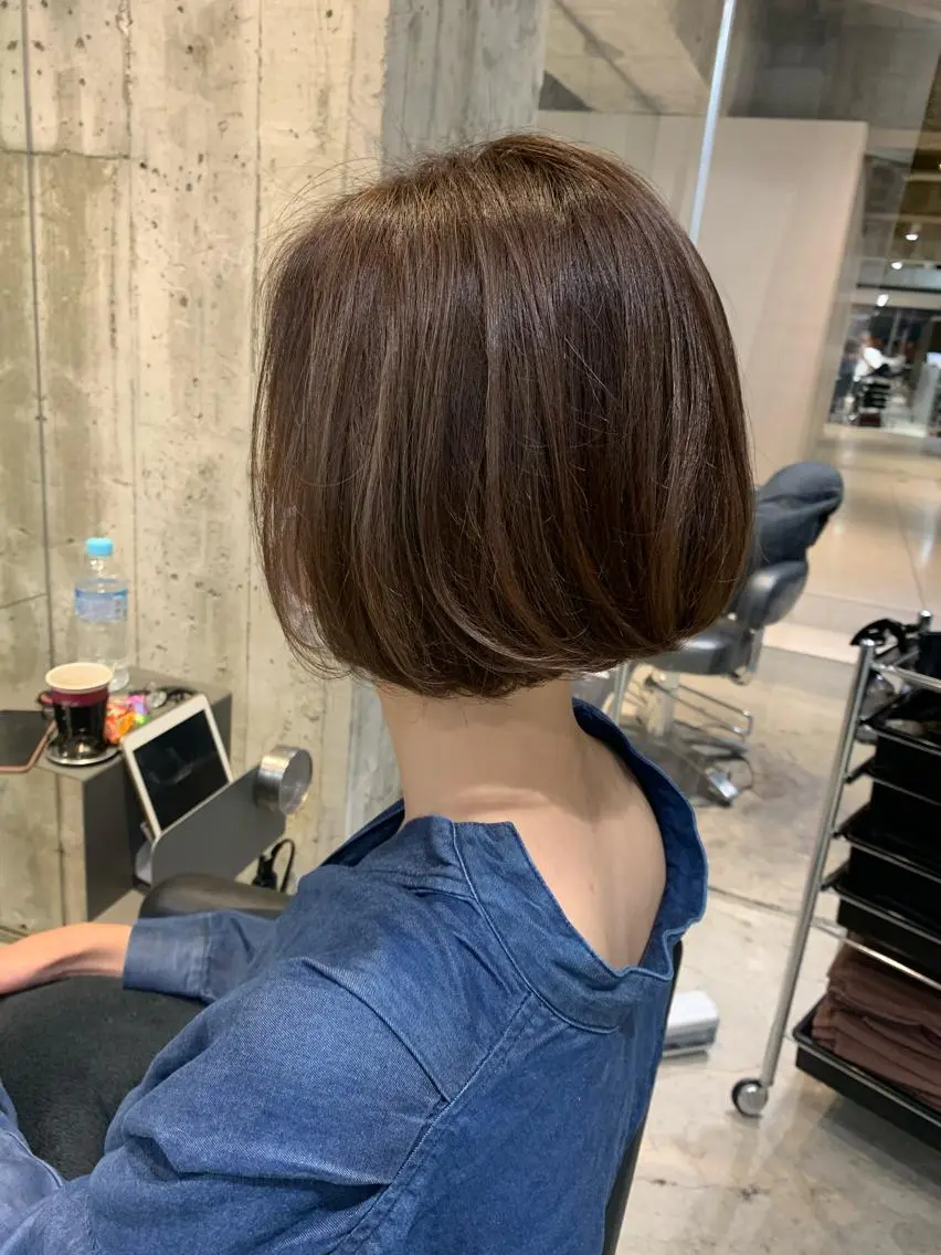 ショート カラー パーマ カット トリートメント 🌈艶髪/髪質改善 新宿itouのヘアスタイル