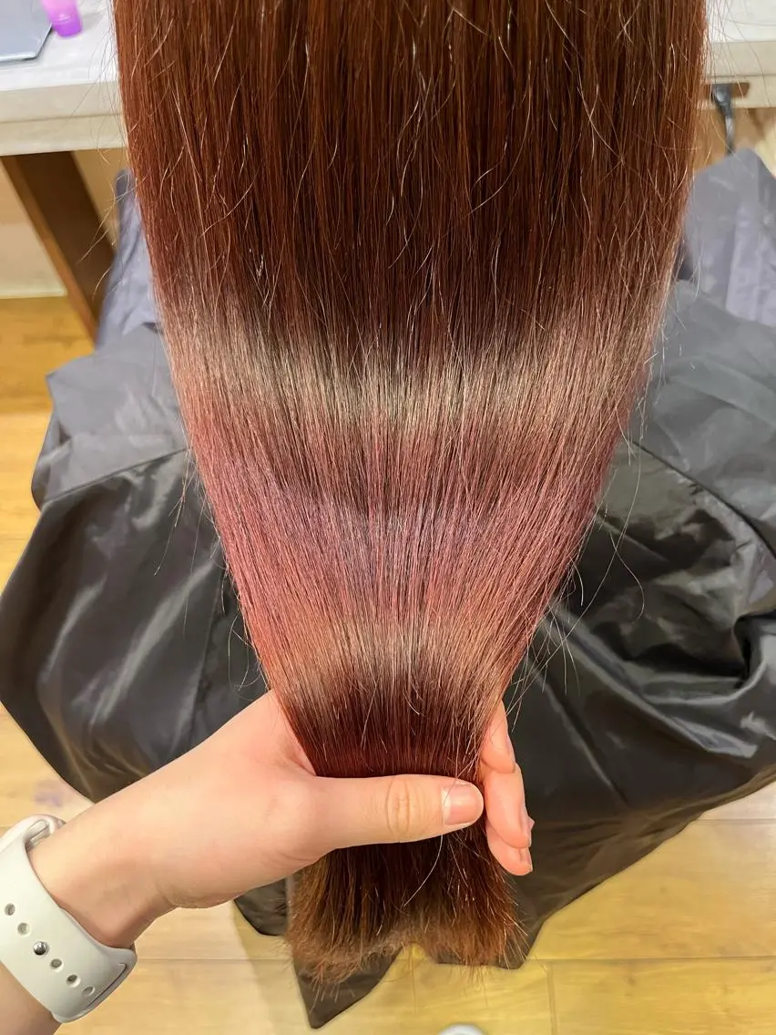 ロング カット トリートメント ヘッドスパ 外ハネボブ♡ YUIのヘアスタイル