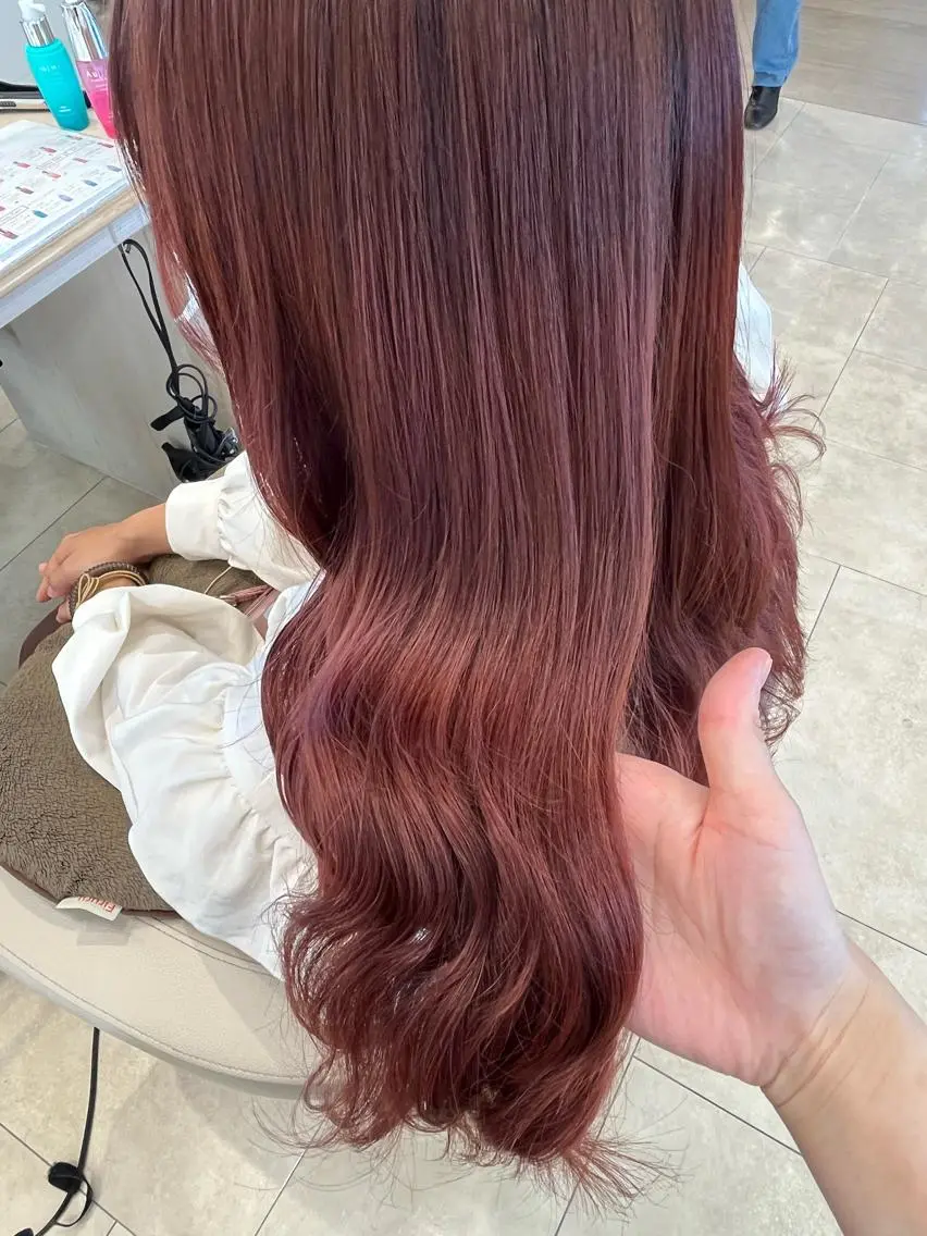 ロング カラー 暖色/ブリーチカラー 🎀 M i k uのヘアスタイル