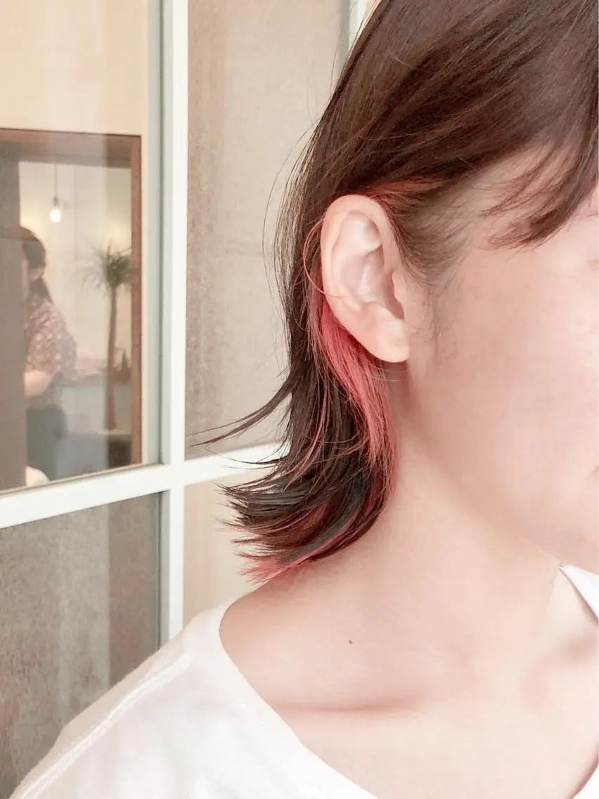 カラー カット ヘアカラー トリートメント 鈴木 奈波のヘアスタイル