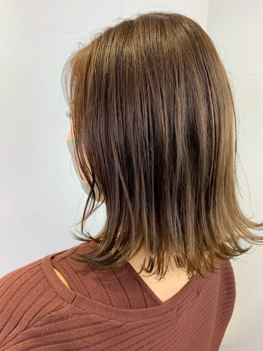 ミディアム カラー ベージュカラー ショコラベージュ 【美髪を叶える】中谷 彰宏(アキ)のヘアスタイル