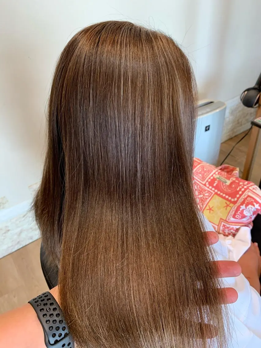 ミディアム カラー カット トリートメント 大久保 隆蔵のヘアスタイル