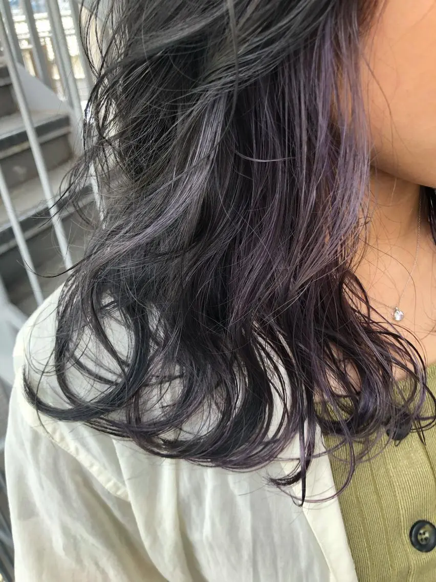 ミディアム カラー ブリーチ ラベンダーカラー ヘアカラー トリートメント 【 DIPTH 】 代表コウキ🥇のヘアスタイル