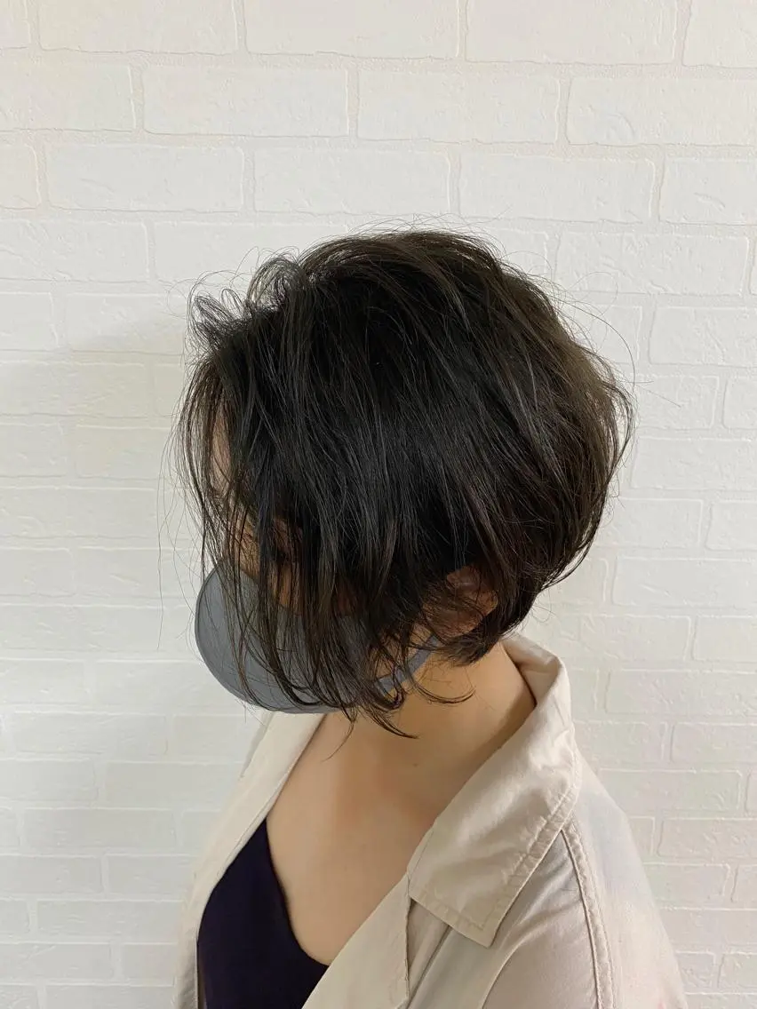 ショート カラー パーマ 🎁無料カットカラー 📷撮影モデル募集✨のヘアスタイル
