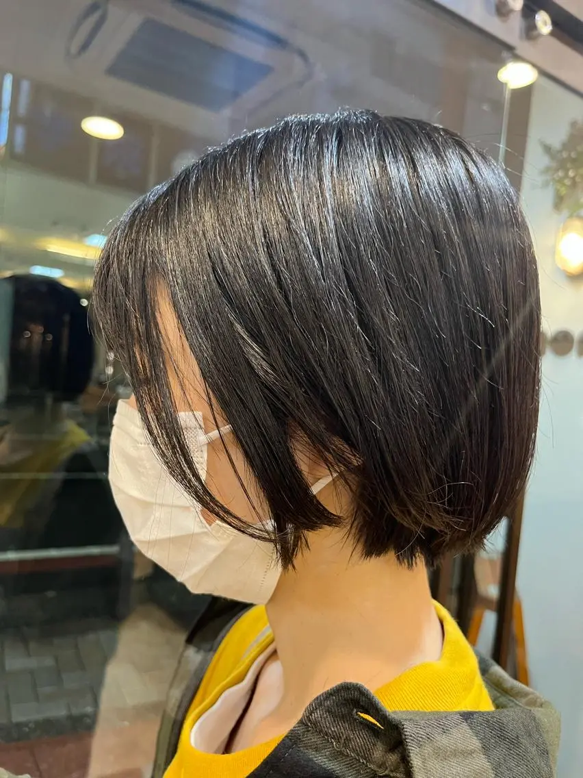 ショート ボブ 田畑 優希のヘアスタイル