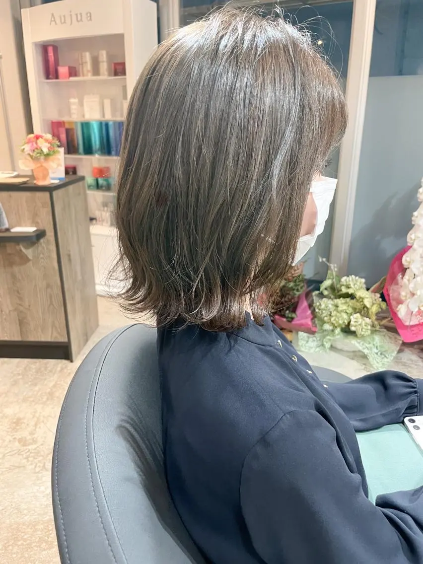 ショート カラー カット ヘアカラー トリートメント ✨髪質改善/ハイトー ン/艶髪高山のヘアスタイル