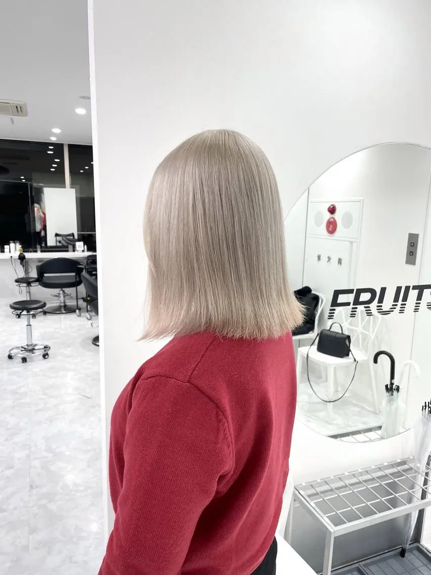 ショート カット ヘアカラー トリートメント ヘッドスパ ヘアセット 縮毛矯正🤍 ボブ/ HIKARIのヘアスタイル