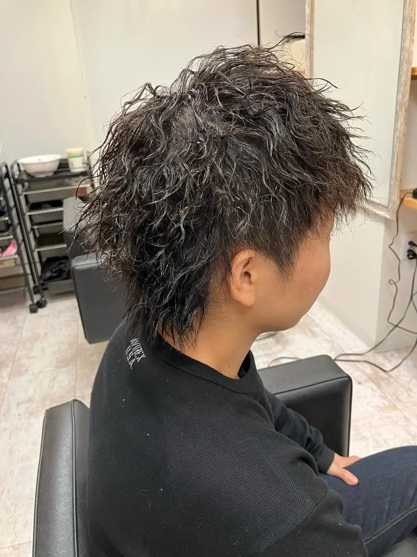 パーマ メンズ カット パーマ メンズ特化/パーマ/ フェードWATARUのヘアスタイル