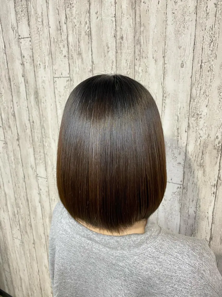 ミディアム パーマ 勝河 怜楊のヘアスタイル