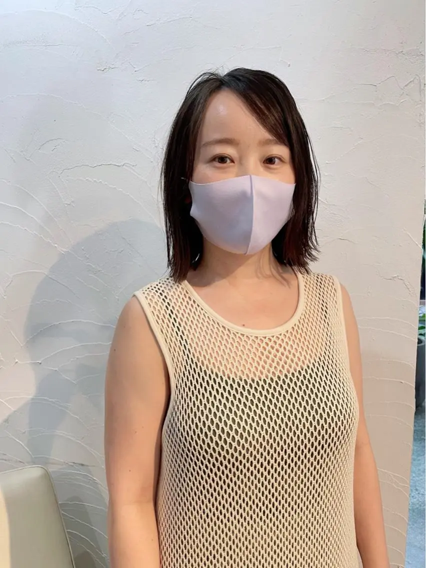 ミディアム 高橋 愛美のヘアスタイル
