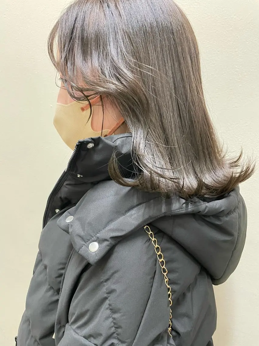 カラー ayaka 縮毛矯正レイヤーのヘアスタイル
