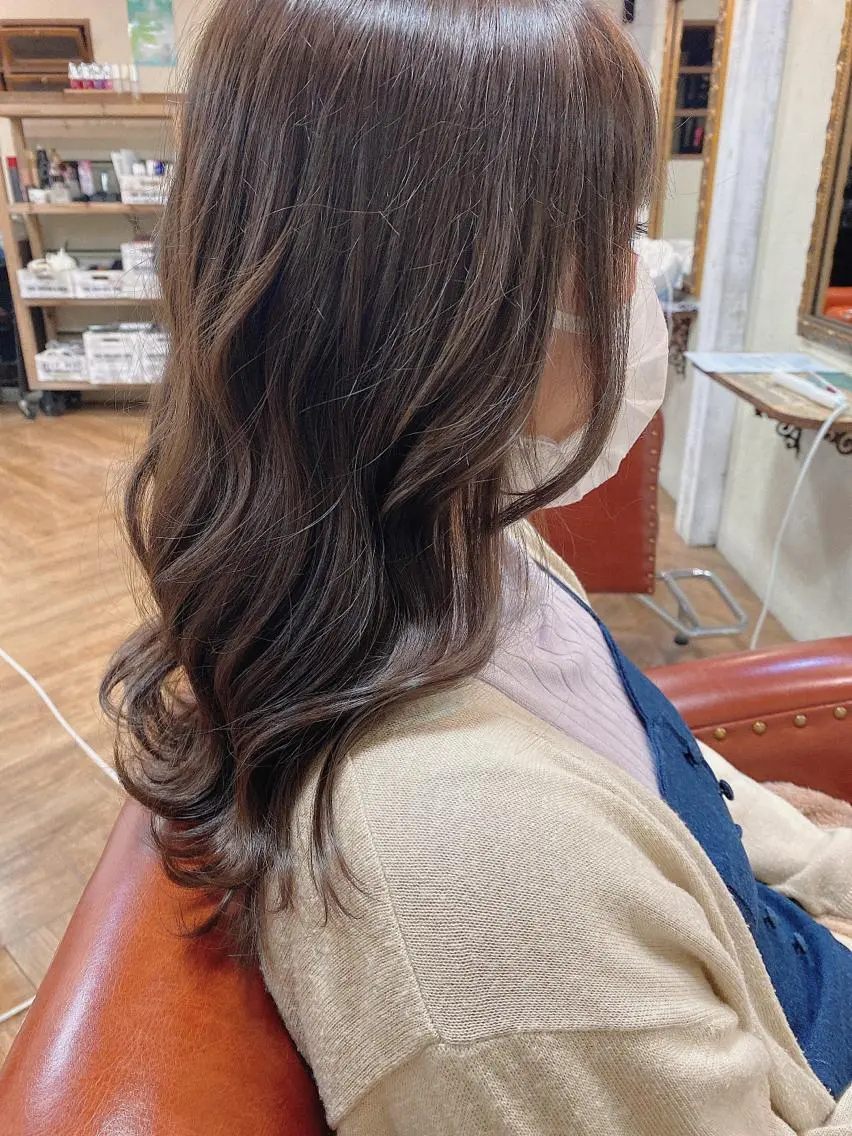 ミディアム 長岡 俊樹のヘアスタイル