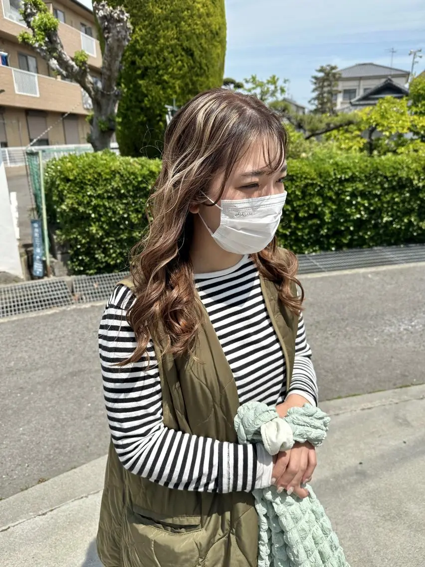 ロング カラー ヘアカラー Designer EGGのマツエク・マツパデザイン