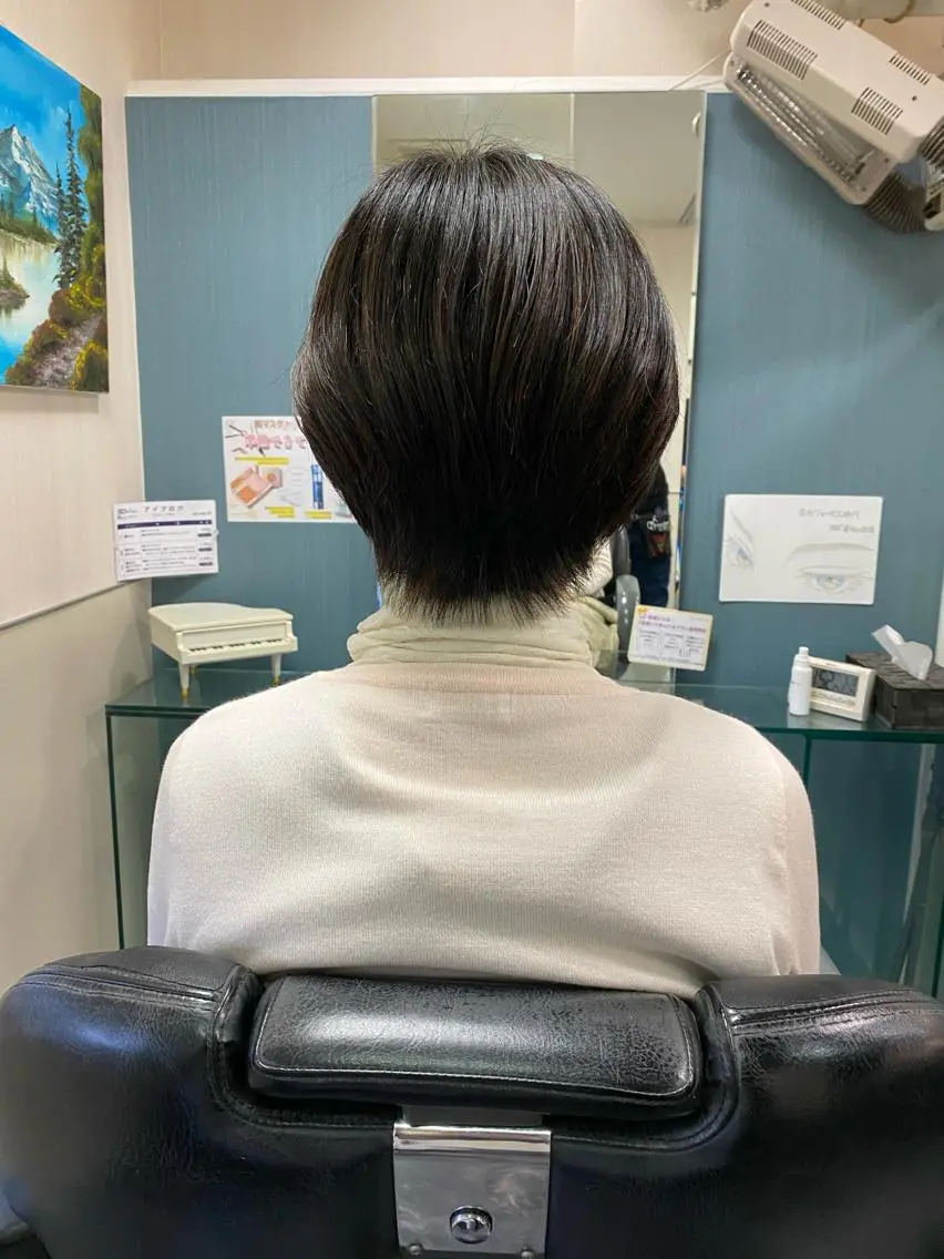 ショート ボブ カット 木下 広太のヘアスタイル