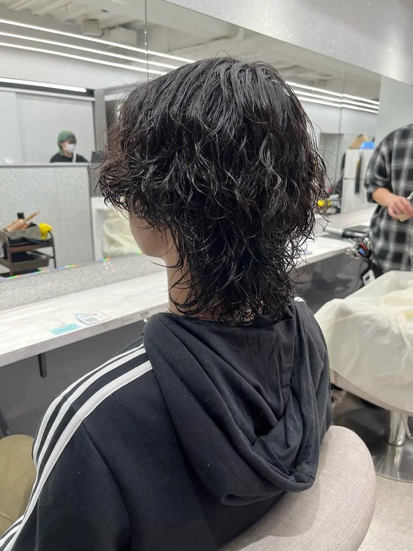 パーマ メンズ 🍐シャドウパーマ メンズ特化/守岡🍐のヘアスタイル