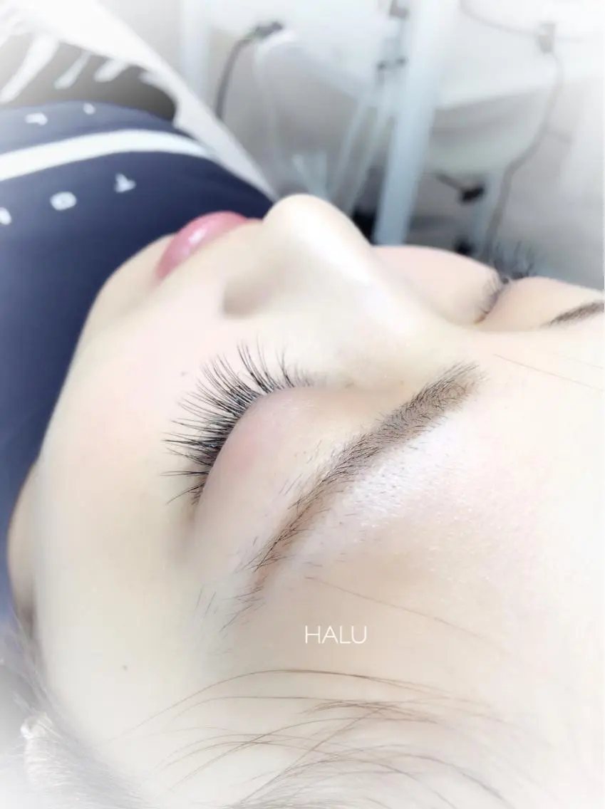 マツエク・マツパ Jカール ナチュラル HALU ハルのネイルデザイン