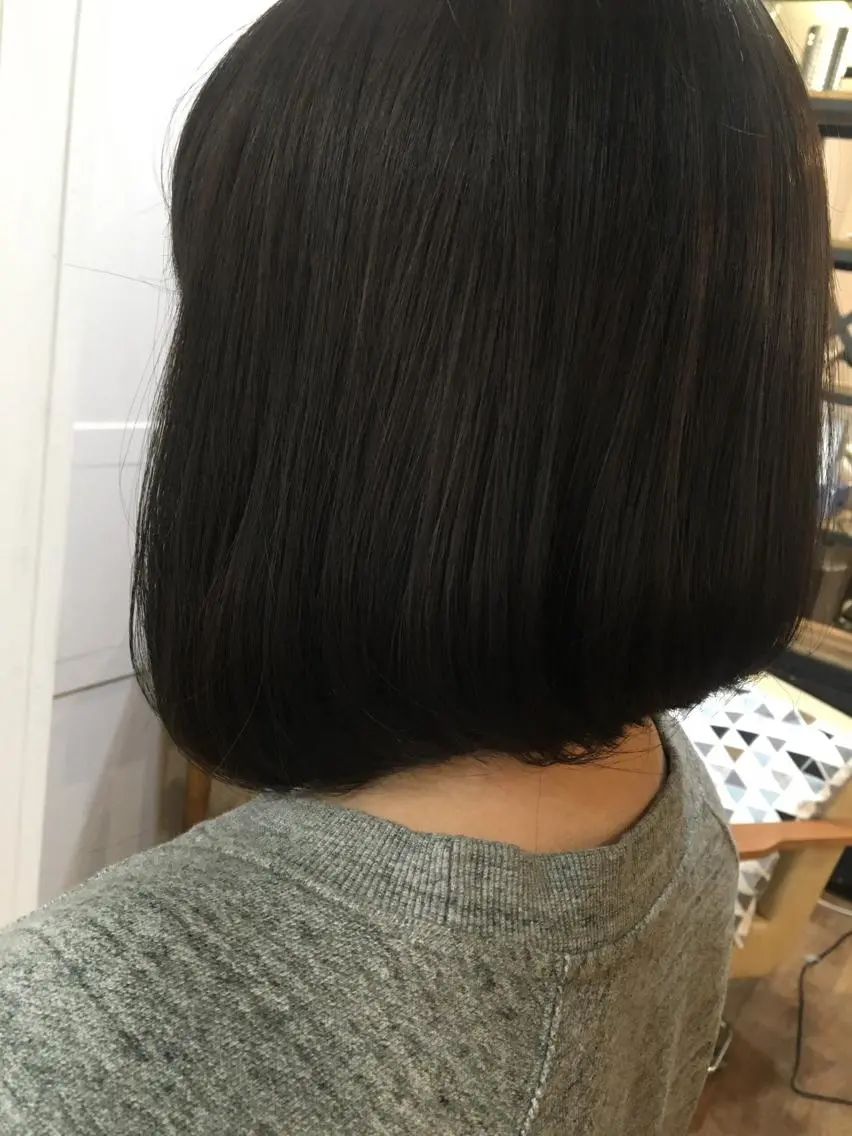 ショート ミディアム カラー アッシュ 【mokuオーナー】 ちはるのヘアスタイル