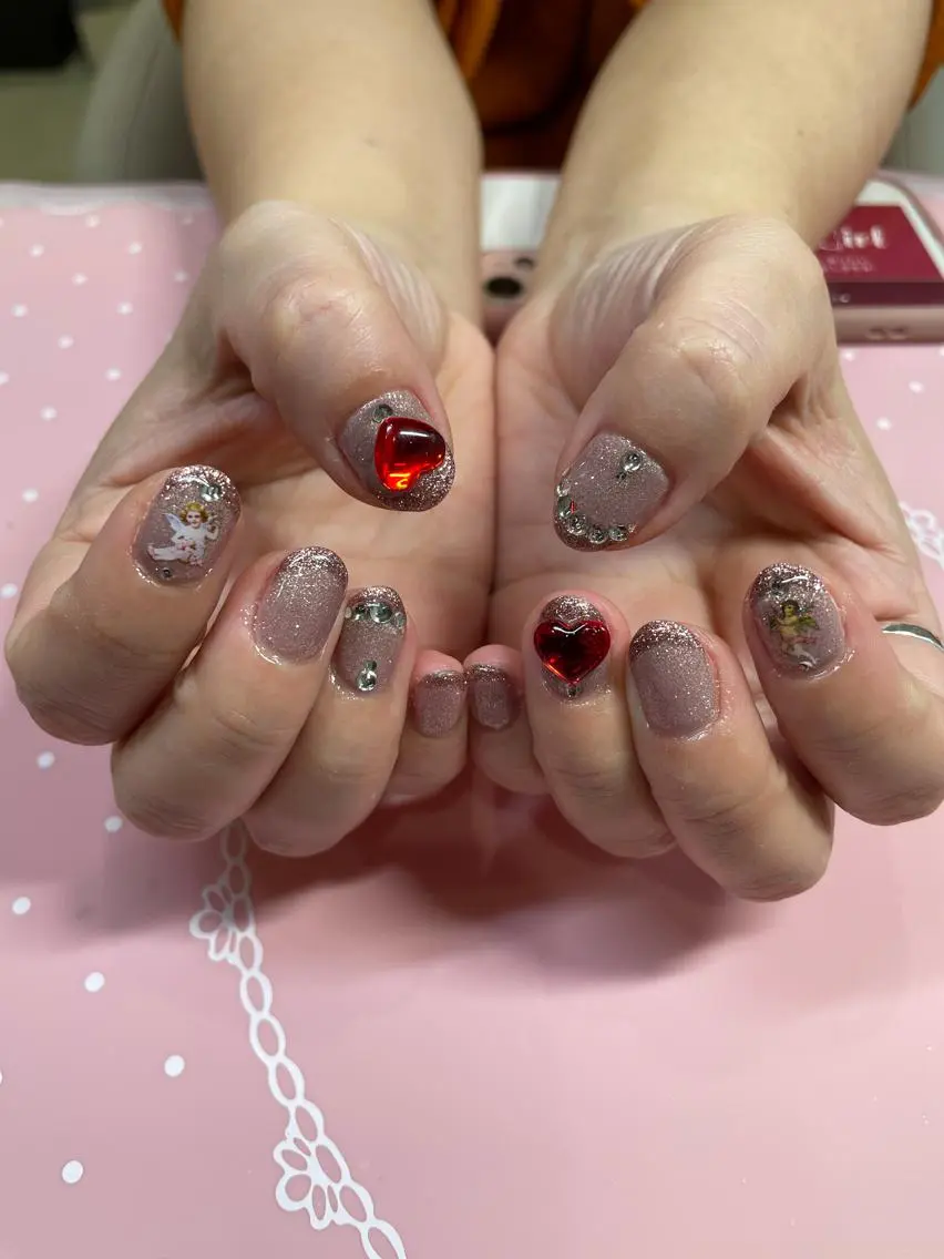 ショート ネイル ハンドネイル 《LB》ラブリエ Nail&eyeのマツエク・マツパデザイン