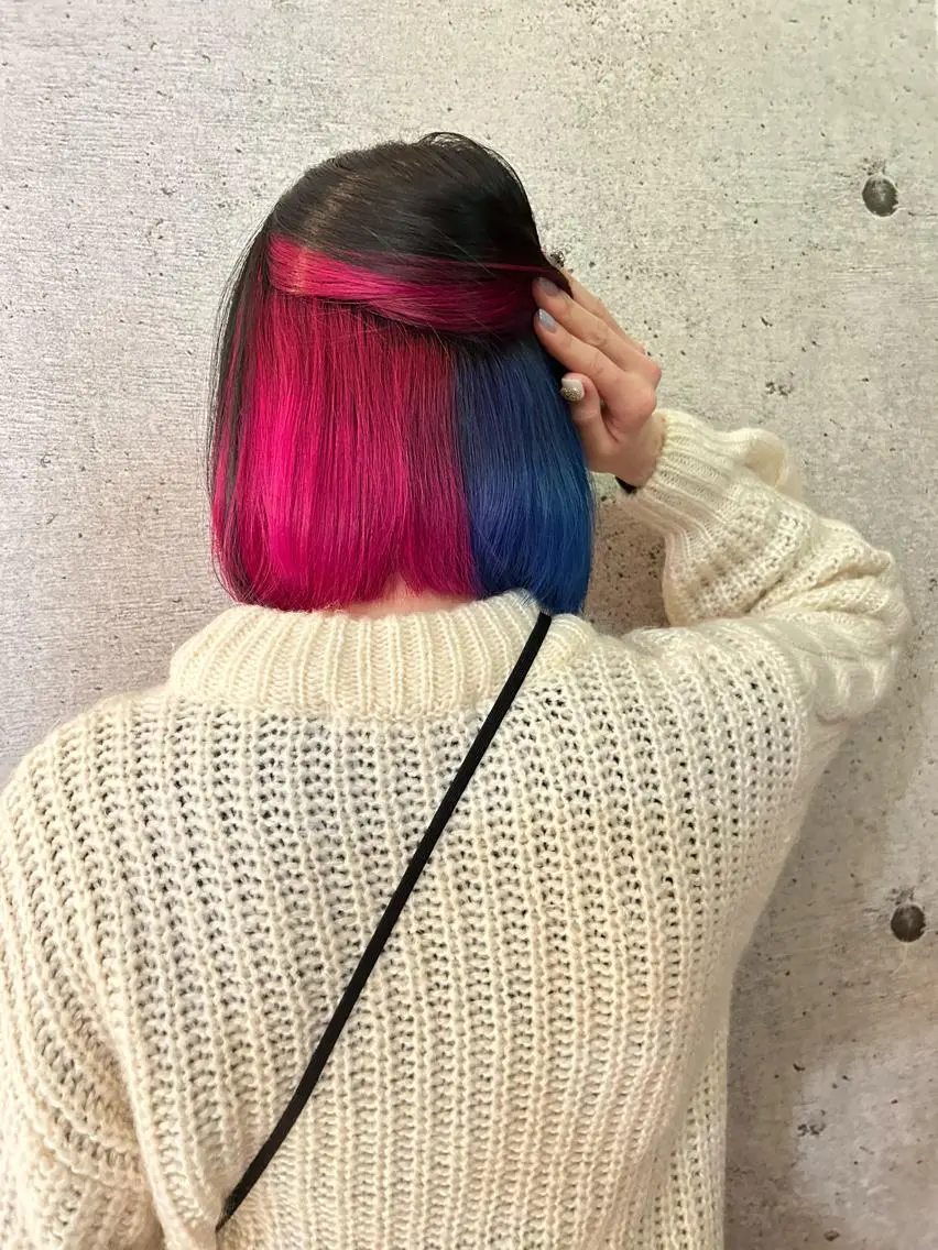 カラー ヘアカラー トリートメント ✨髪質改善✨ 松田 愛莉のヘアスタイル