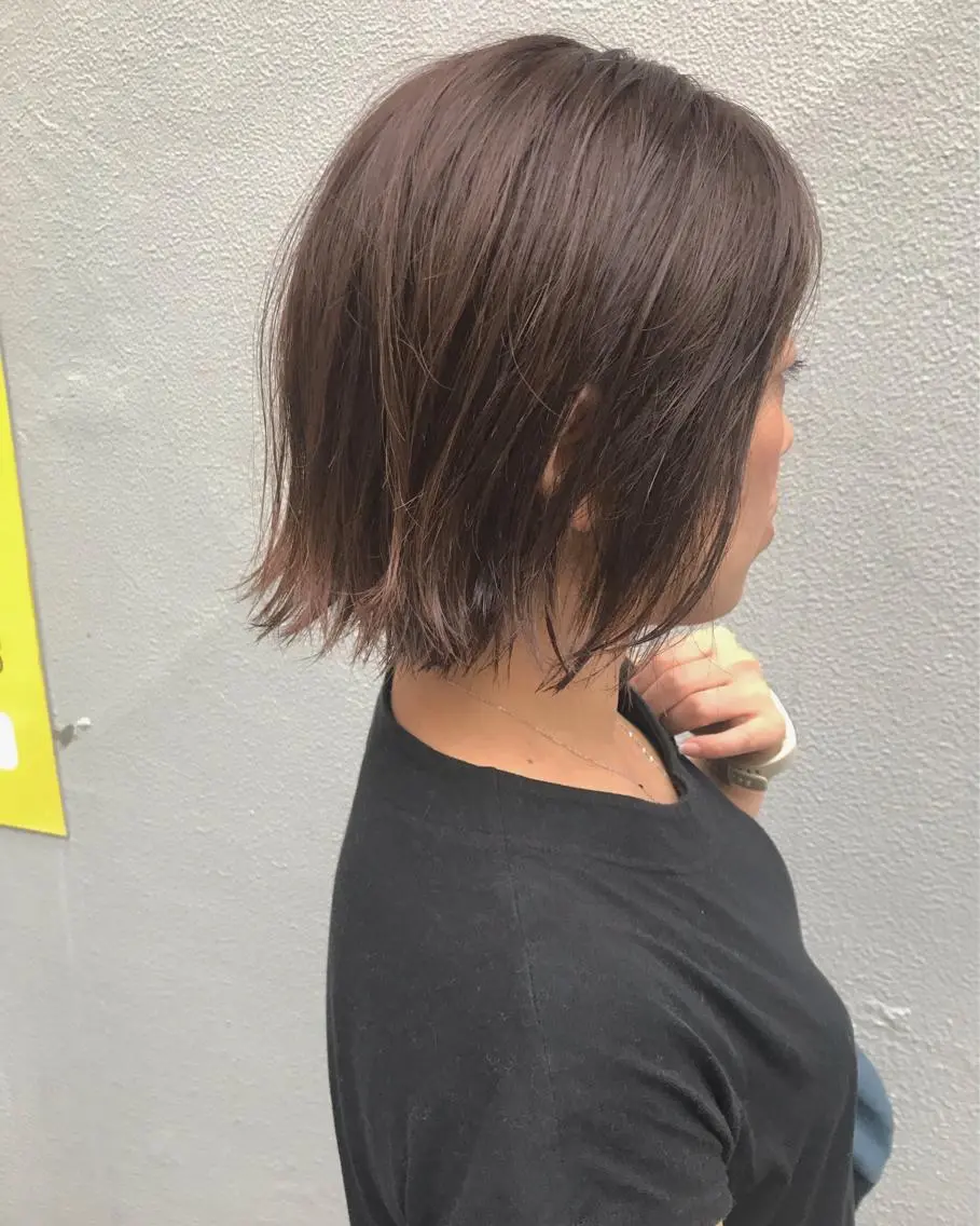 ミディアム カット ヘアカラー ヘッドスパ ayane⭐️ボブ・ ショート・パーマのヘアスタイル