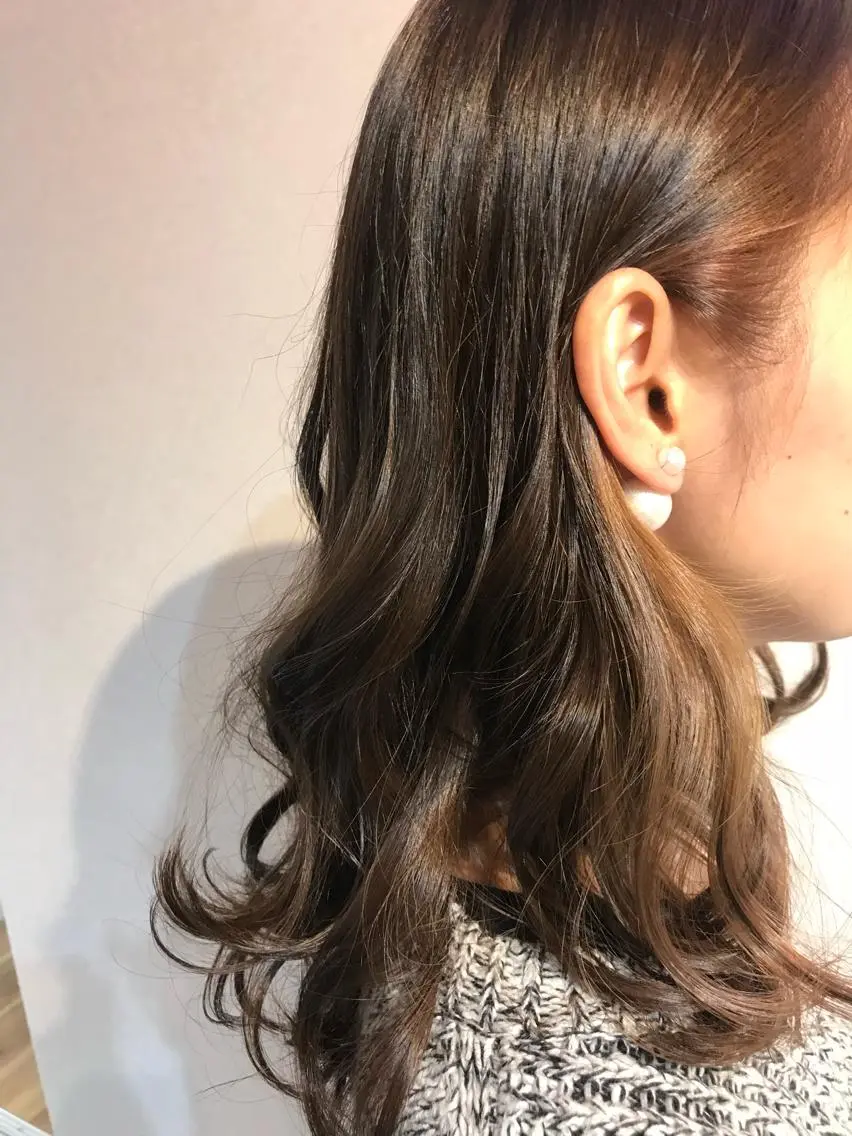 ロング カラー イヤリングカラー ピンクカラー ☆TAKAMI☆ ☆TAKAMI☆のヘアスタイル
