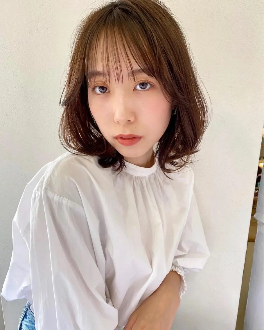 ミディアム 【吉祥寺でボブなら】 オガタソウイ🌿のヘアスタイル