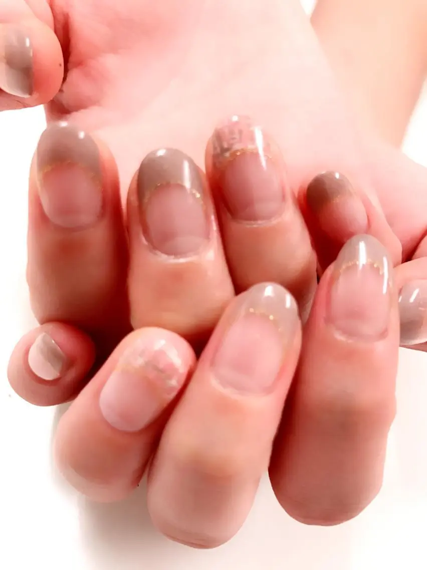 ネイル アートネイル ツイードネイル Sunny side nailのネイルデザイン