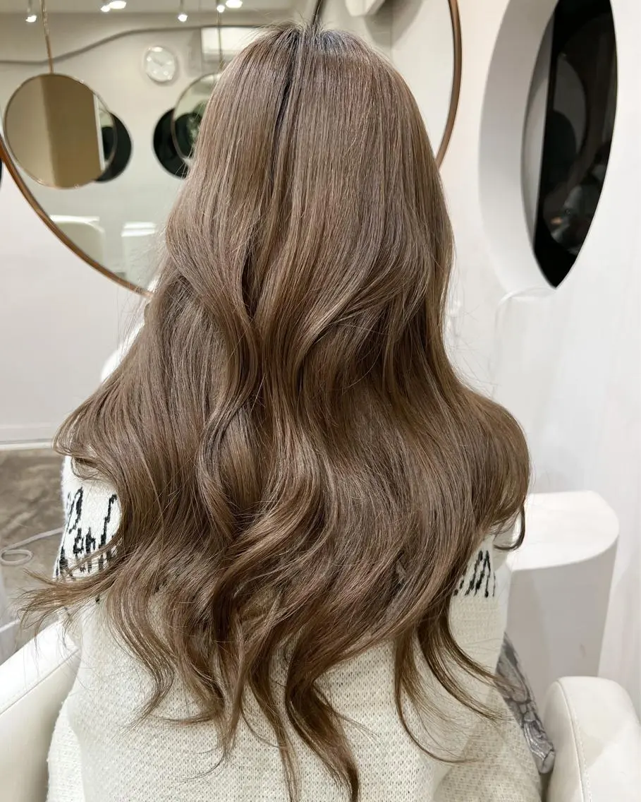 ロング 🤍🤍韓国ヘア おたけ🤍🤍のヘアスタイル