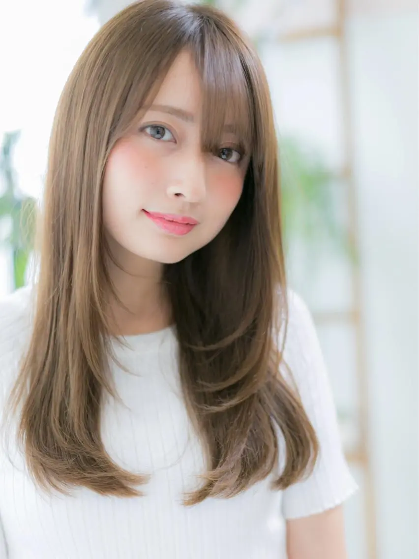 ロング カラー ヘアアレンジ メンズ 🎀暖色カラー🎀 ♡yurika♡のヘアスタイル