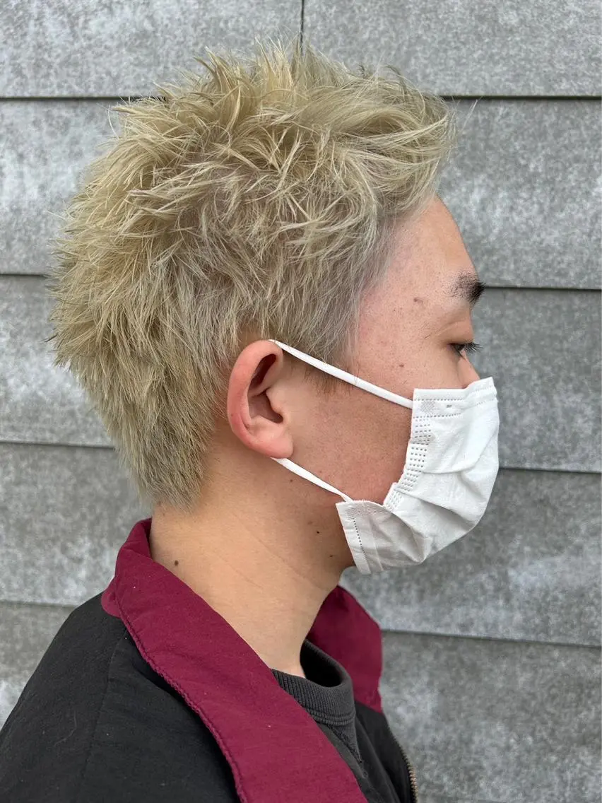 カラー メンズ メンズ専門　太田 楽々のヘアスタイル