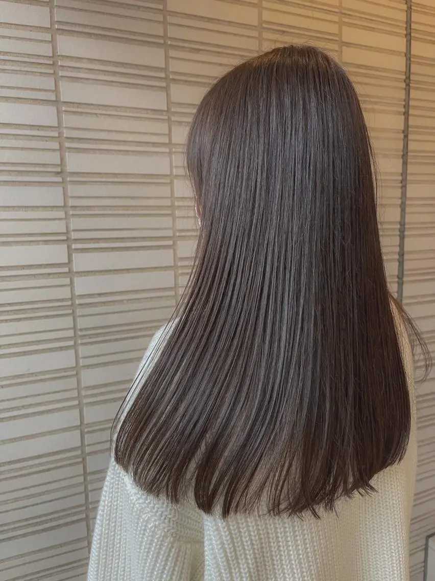ロング カラー アディクシーカラー アッシュ アッシュブラウン ブラウンカラー 竹尾 優斗のヘアスタイル