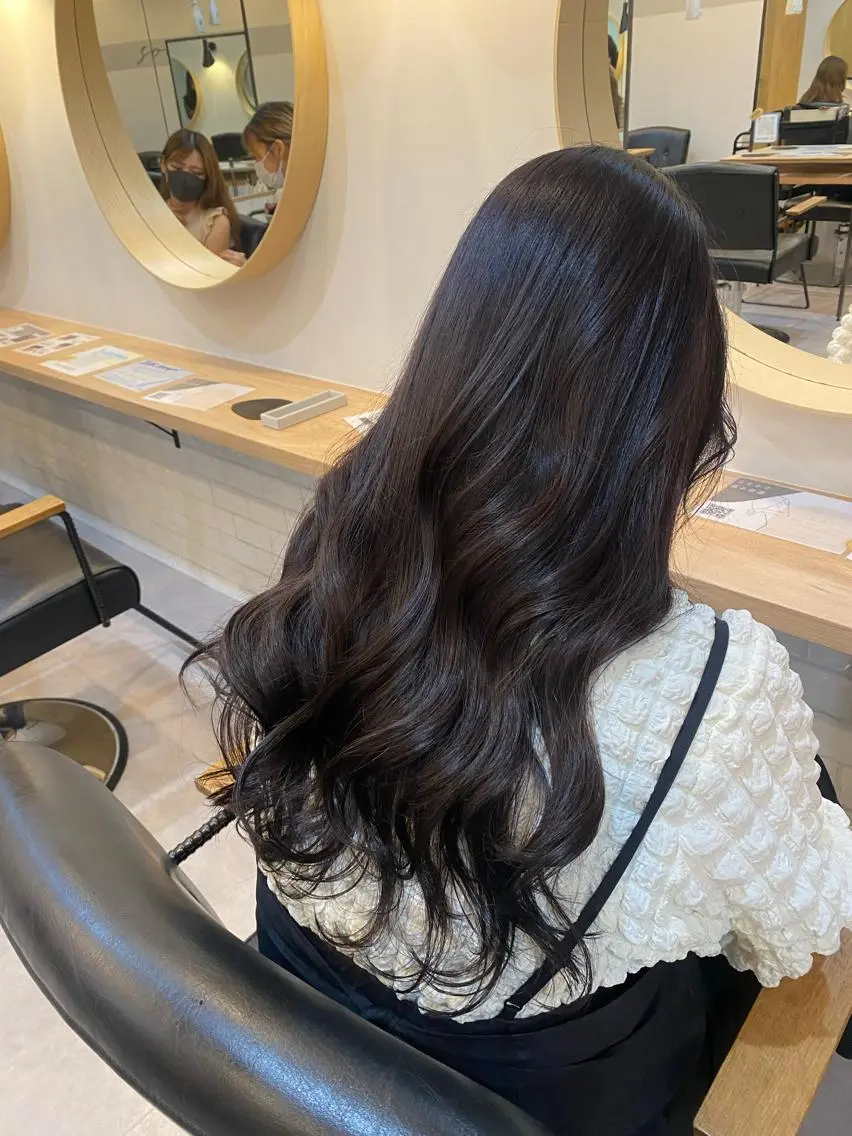 ロング カラー 美髪/透明感カラー reikoのヘアスタイル