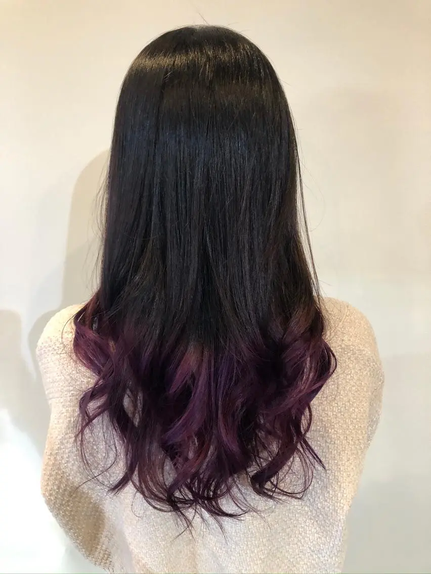 ロング カラー デザインカラー モデル募集🌈のヘアスタイル