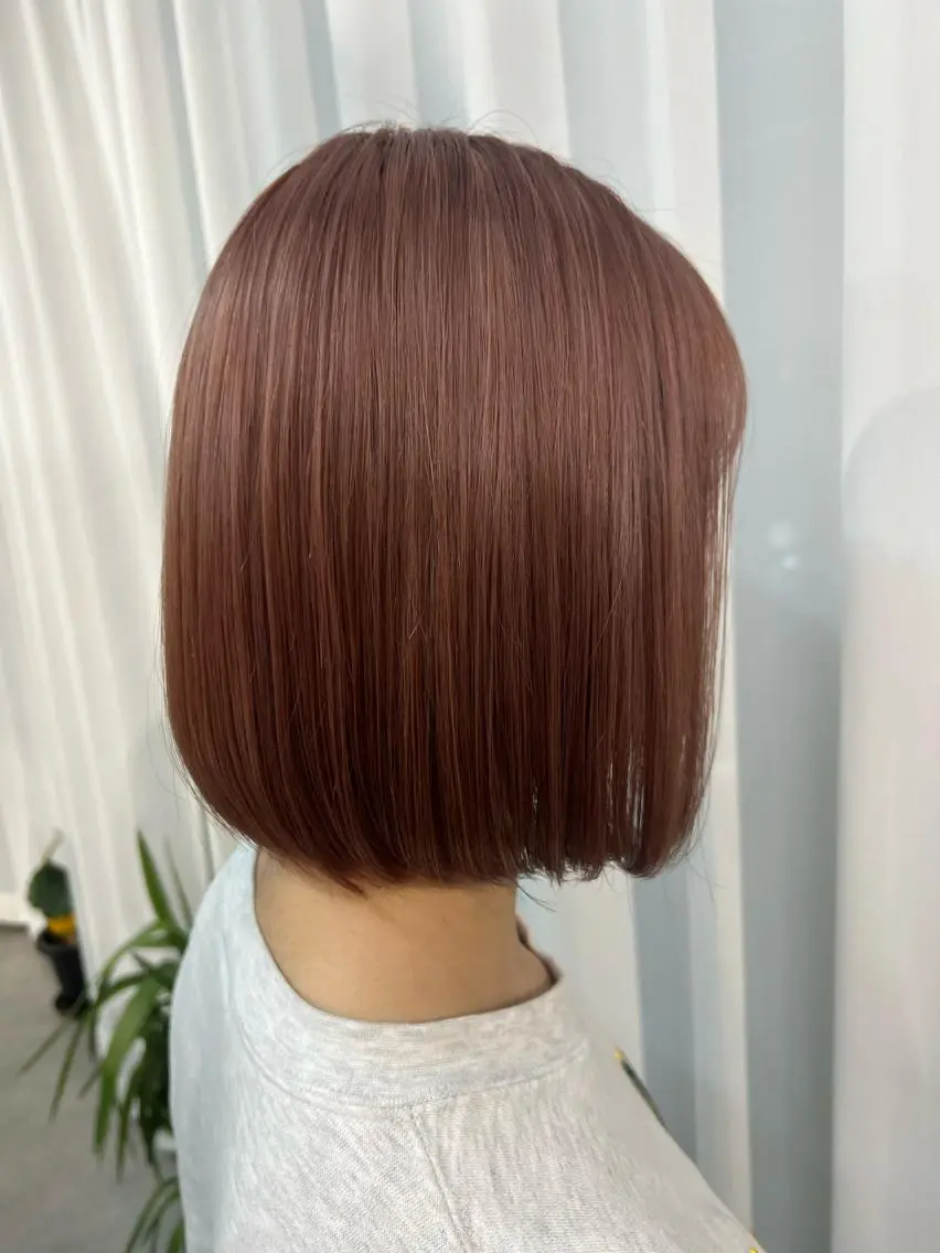 ショート カラー ベージュカラー ピンクカラー ピンクベージュ ヘアカラー Ayaka🩰🎀 ガーリー/暖色♡のヘアスタイル