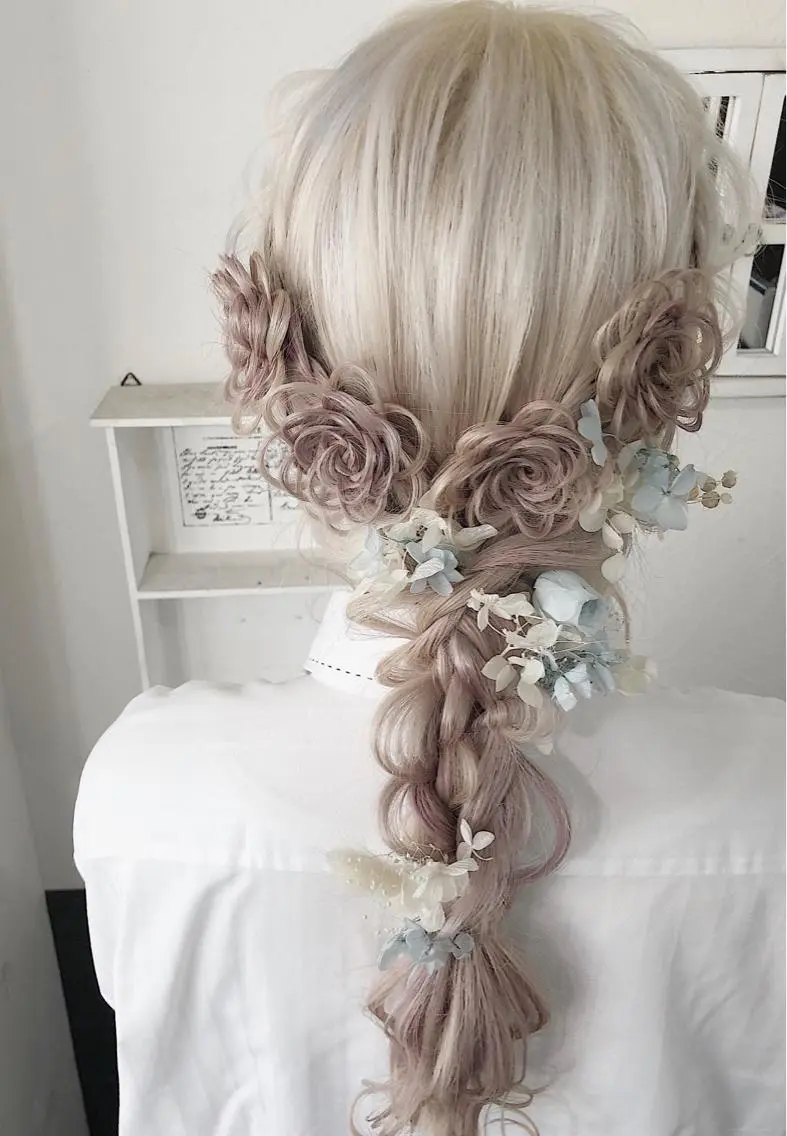 ロング 安和 大貴のヘアスタイル