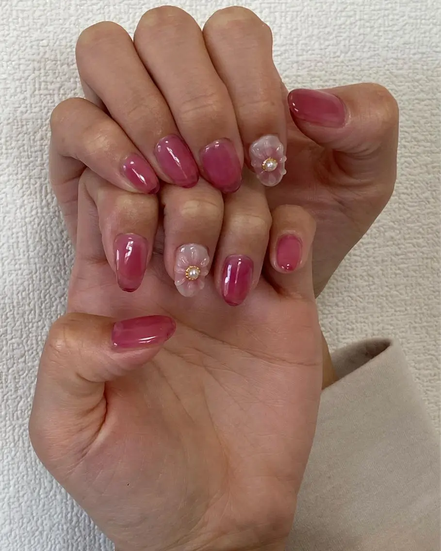 ネイル ぷっくりネイル 自宅サロン FeelFreeのマツエク・マツパデザイン