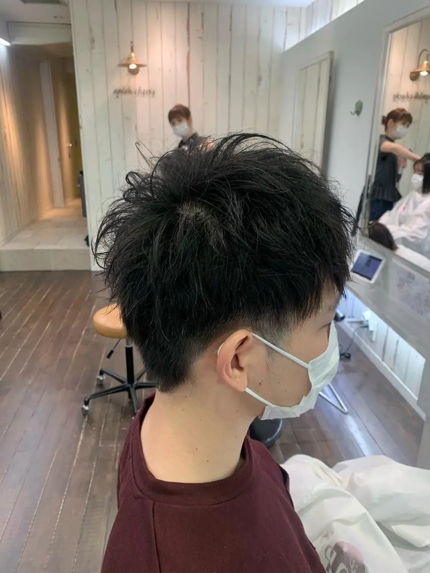 ショート メンズ 三矢 ちなつのヘアスタイル