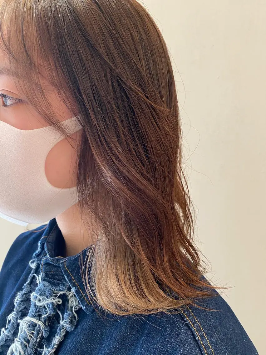 ミディアム ヘアカラー トリートメント 🩵Arisa MODE K's🫧のヘアスタイル