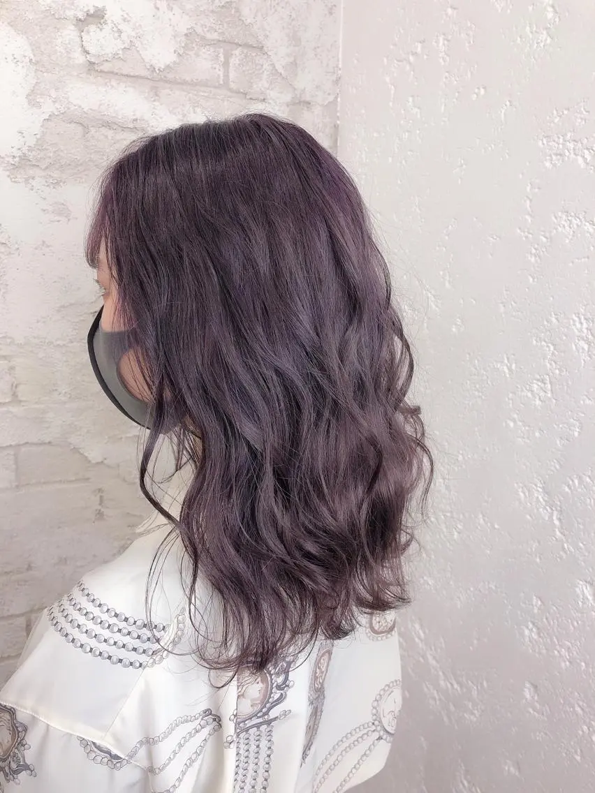 セミロング カラー ️韓国ヘア/レイヤー カット❤️Yūkaのヘアスタイル